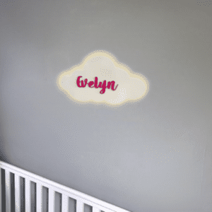 lampara de pared Nube Personalizada